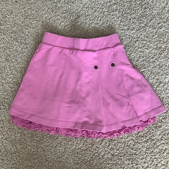 3/$15 🛍️ Children’s Place pink skirt | girls 6X/7 | skort play ruffle pleated - Picture 2 of 6
